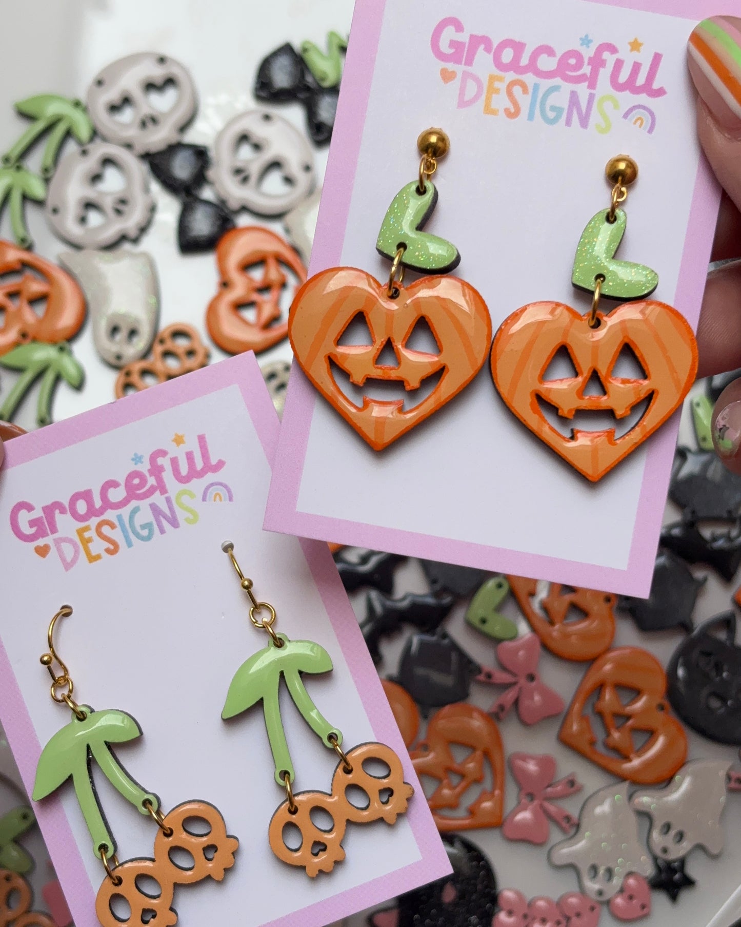 Jack-o’-Hearts // Earrings
