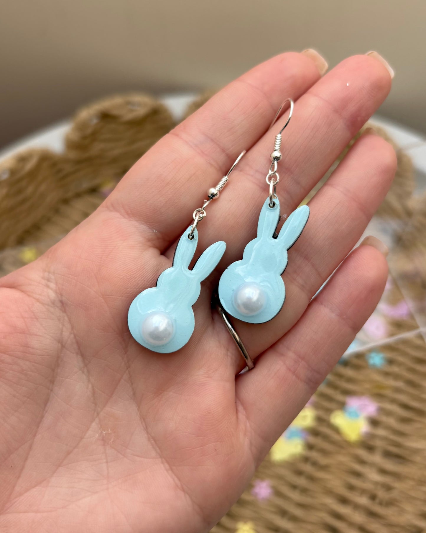 The 'Pearl' Bunny 🐰 Earrings