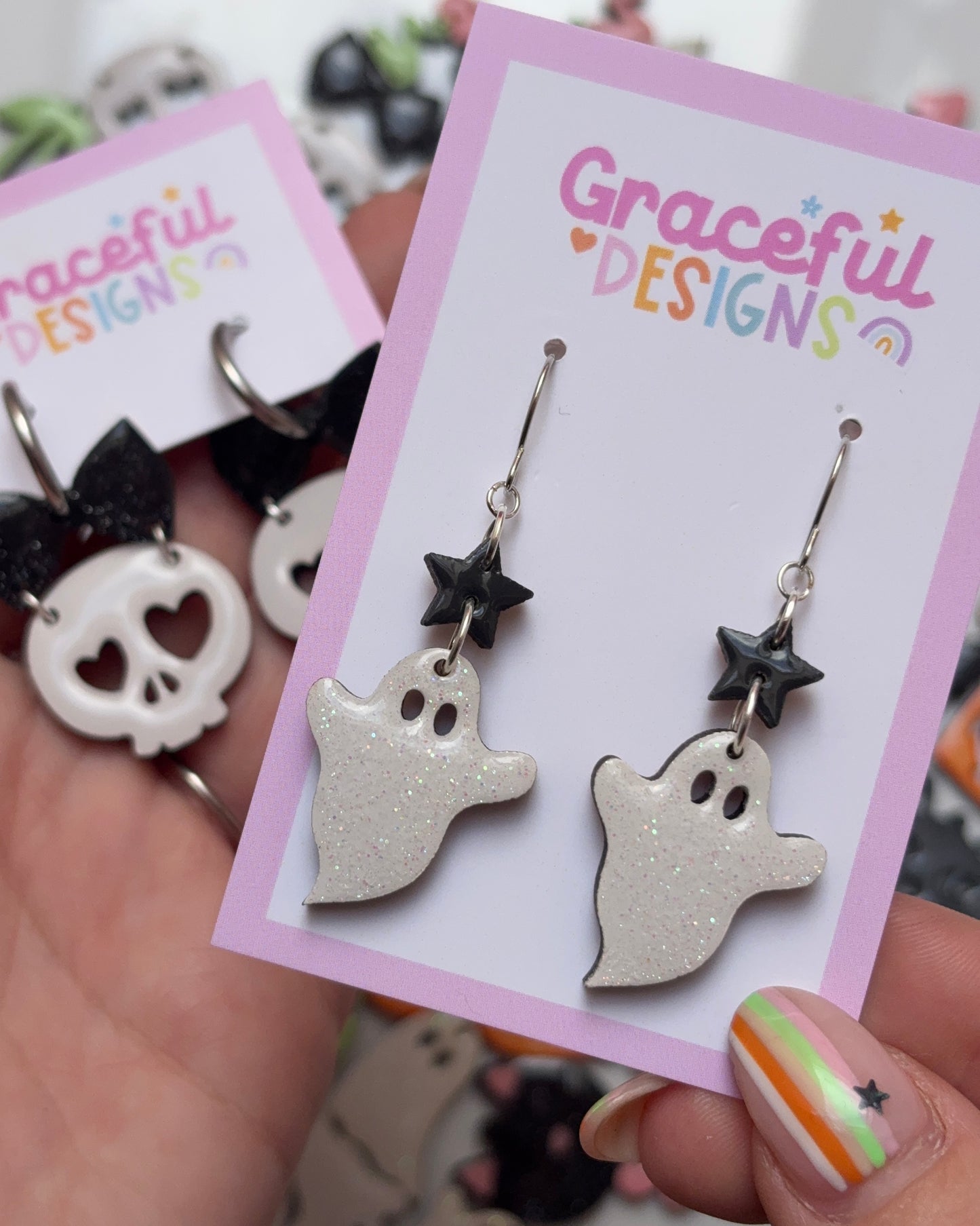 Starlight Ghosts - Glow In The Dark // Earrings