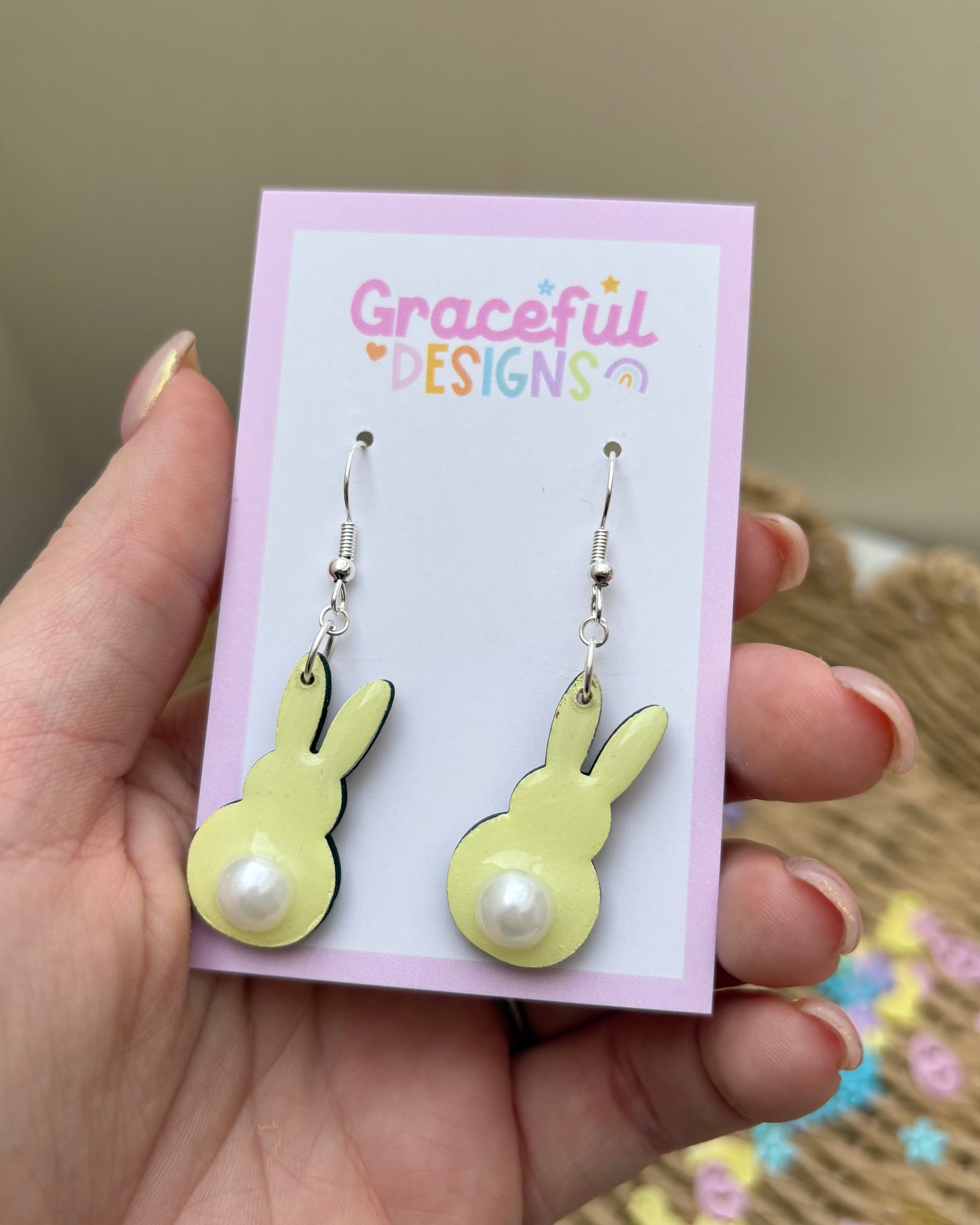 The 'Pearl' Bunny 🐰 Earrings
