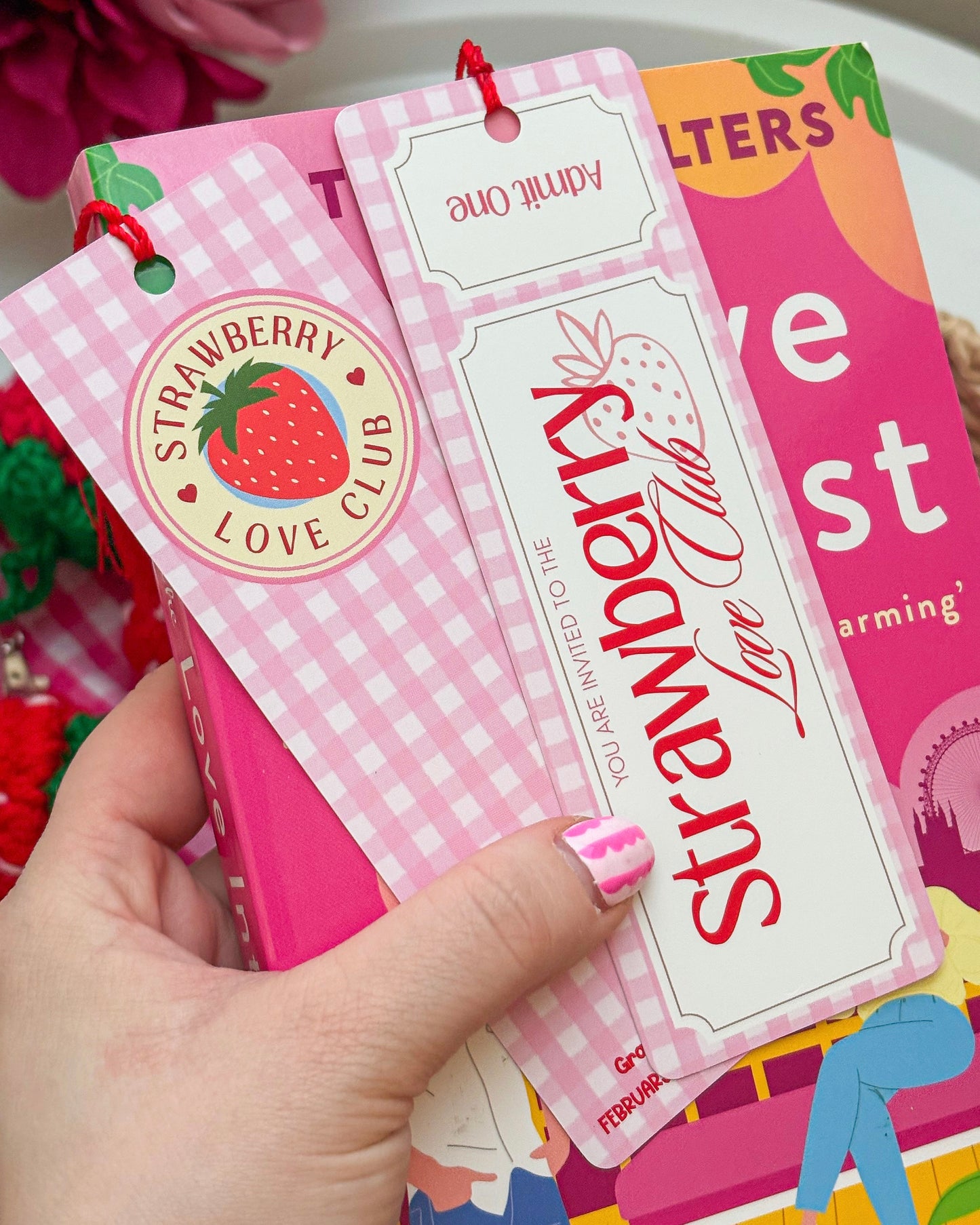 Strawberry Love Club - February Collector Bookmark