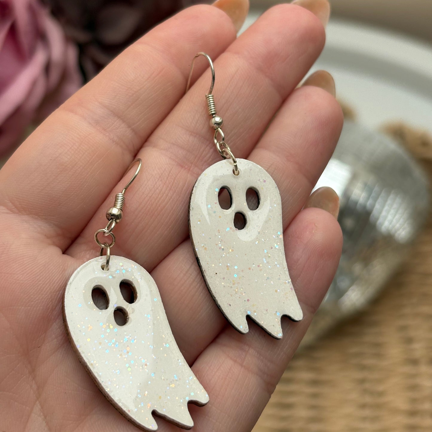 Glittery Ghosts // Earrings