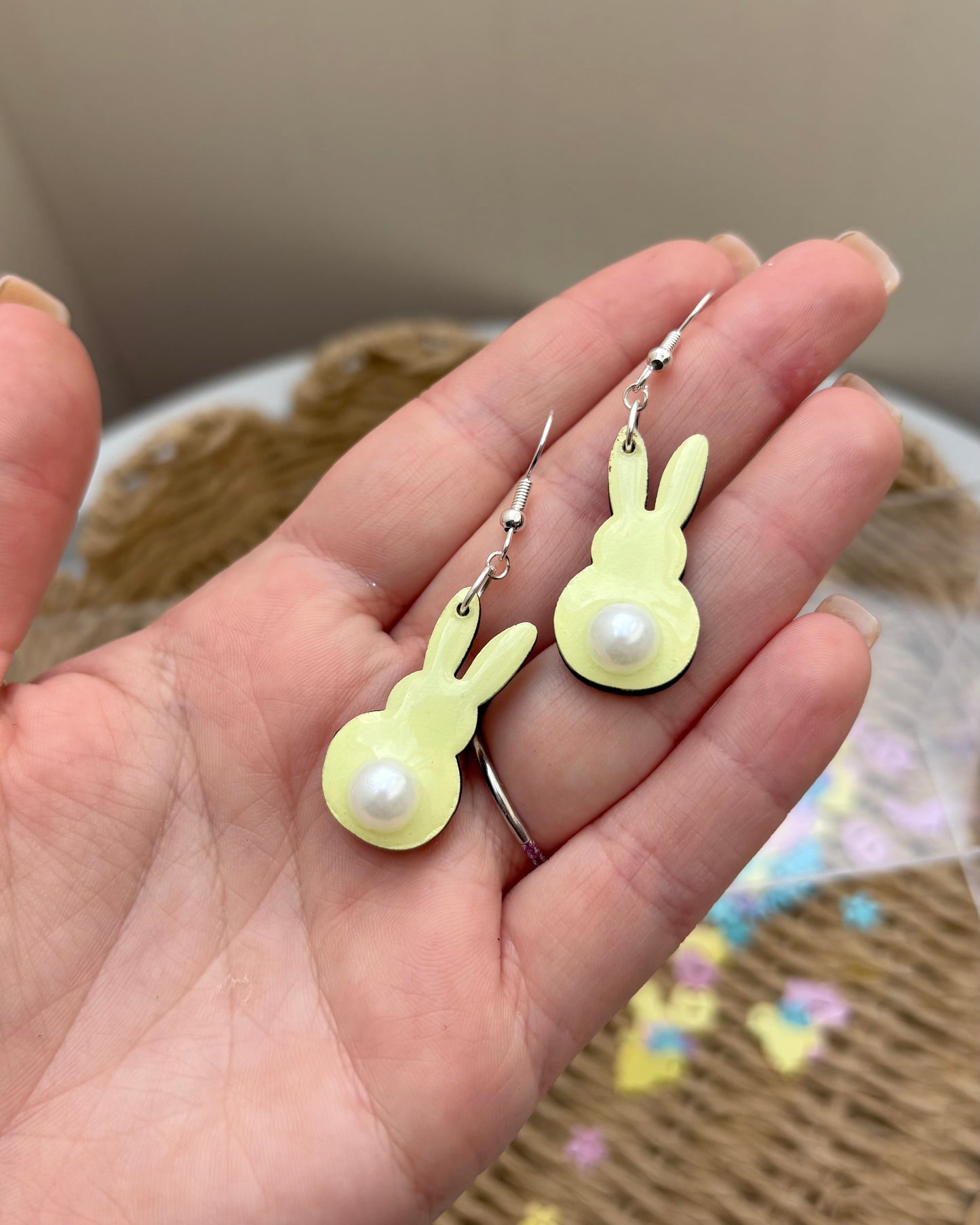 The 'Pearl' Bunny 🐰 Earrings