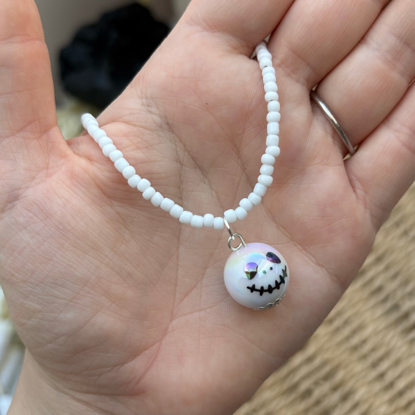 Halloween Beaded Necklace
