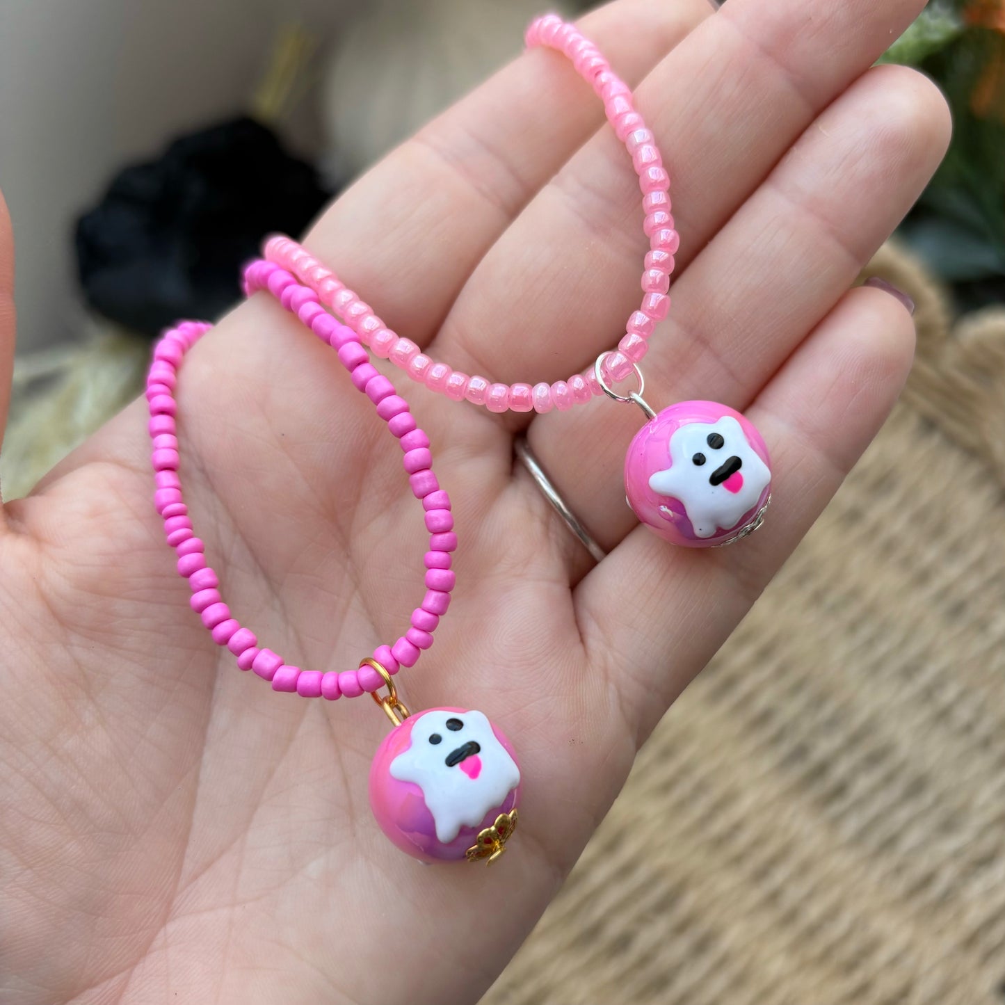 Halloween Beaded Necklace
