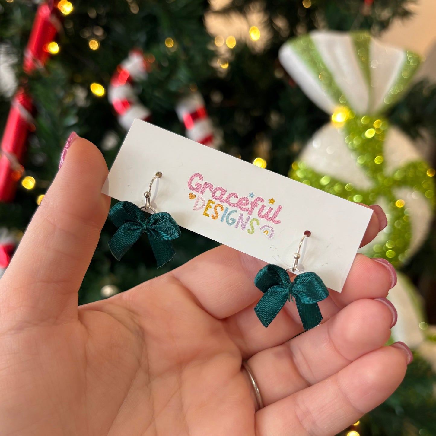 Satin Bow Earring