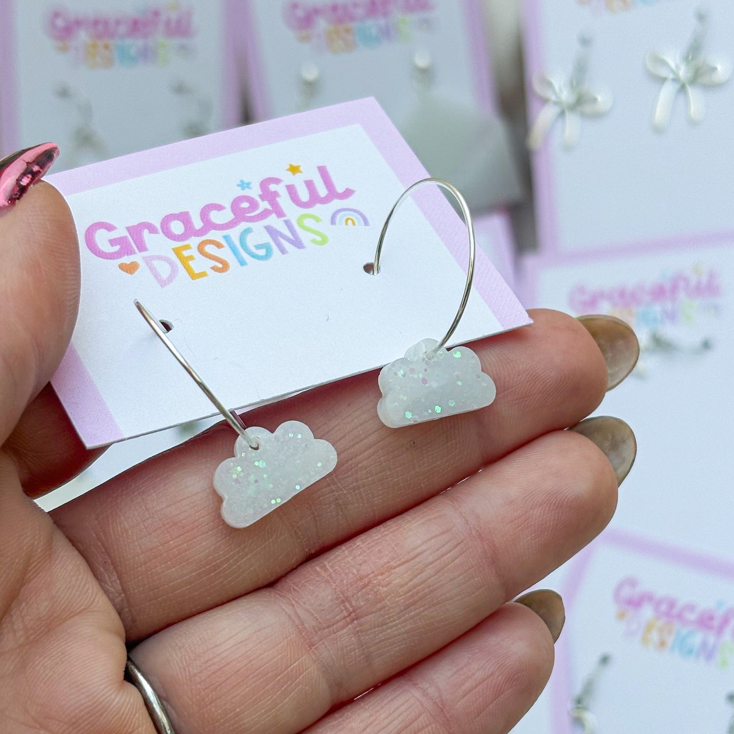 Head in the Clouds Hoop Earrings