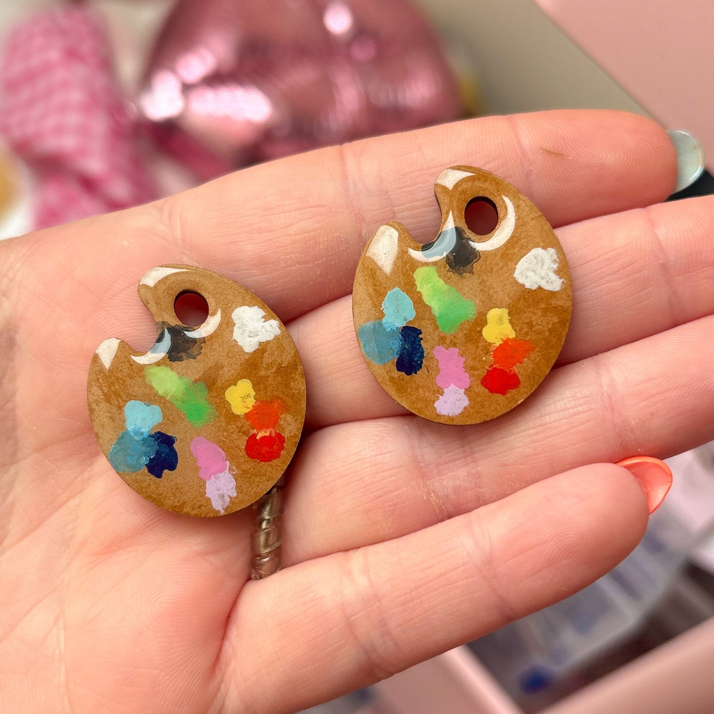 Paint By Numbers Earrings