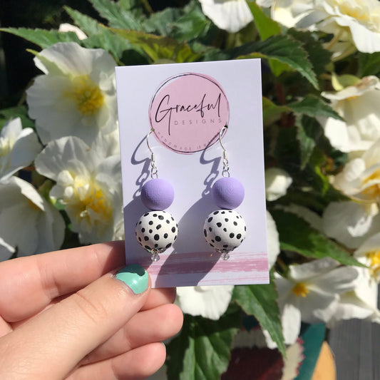 The ‘Lulu’ Earrings - Lilac