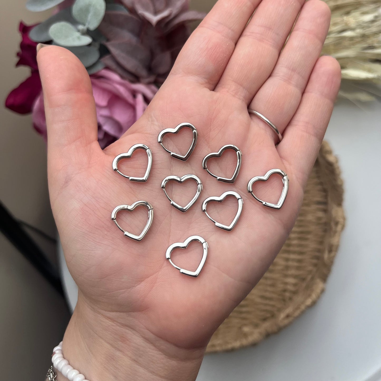Heart Huggies - Hoops