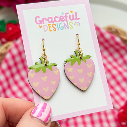 Love-Seed Strawberries Earrings