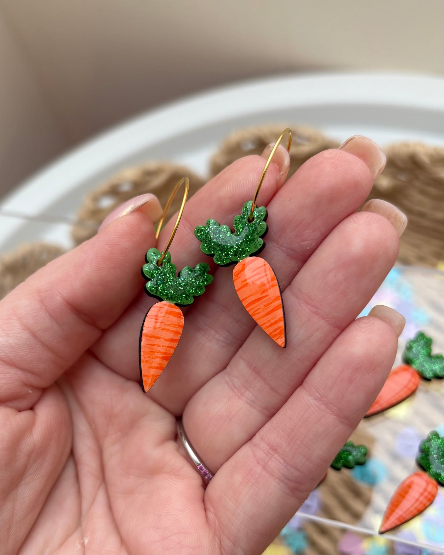 The 'Carrot' 🥕 Earrings