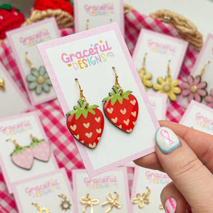 Love-Seed Strawberries Earrings