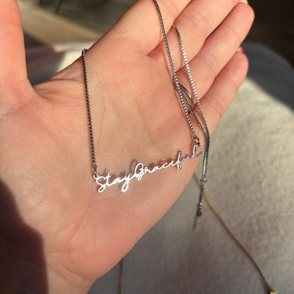The 'Stay Graceful' Necklace // Pre-Order