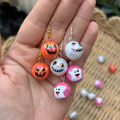 Jack Skellington 💀 Iridescent Bead Earring