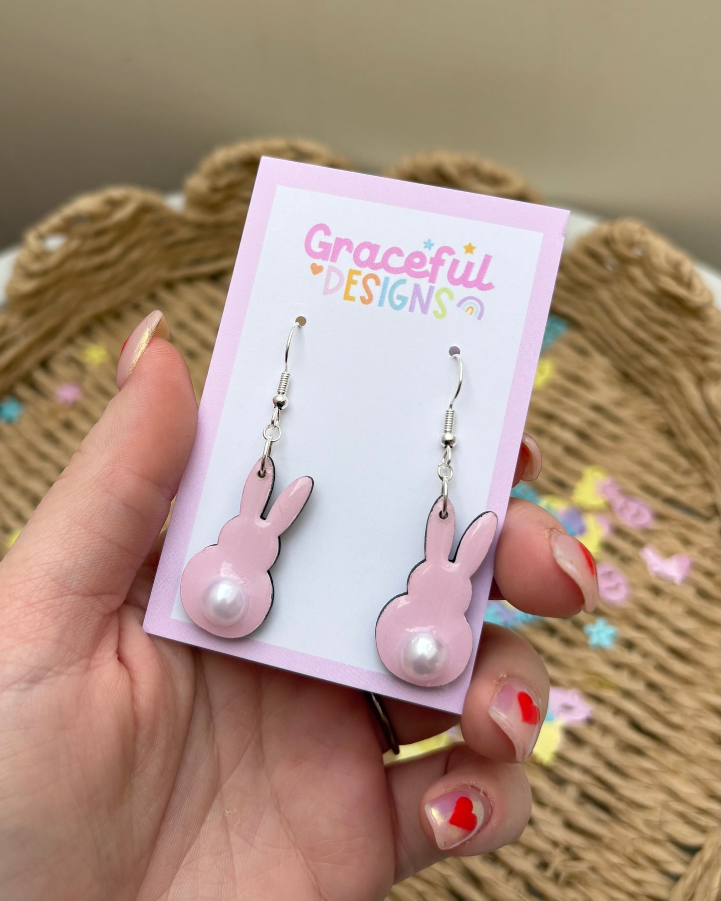 The 'Pearl' Bunny 🐰 Earrings