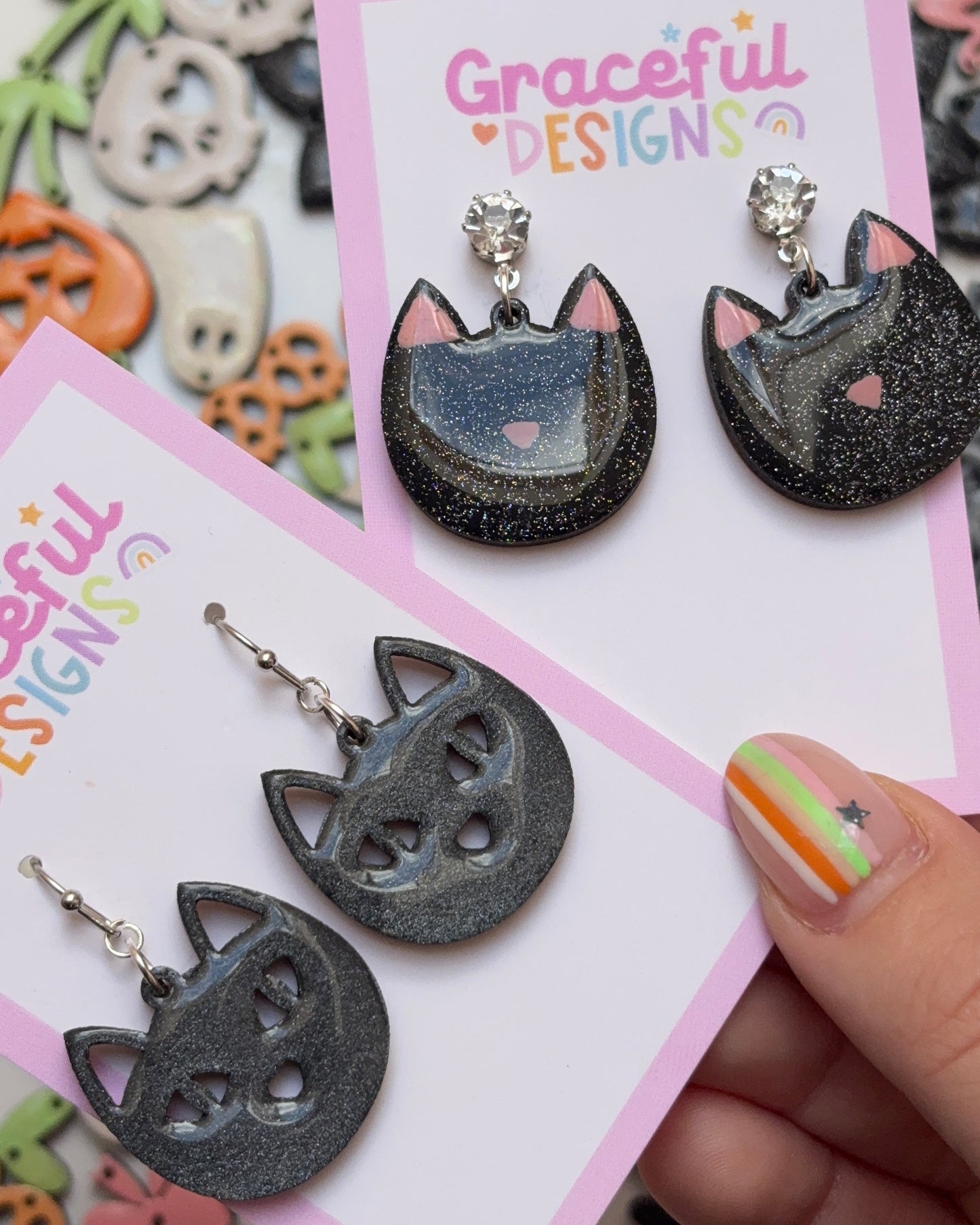 Midnight Cats // Earrings