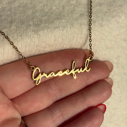 The 'Graceful' Necklace // Pre-Order