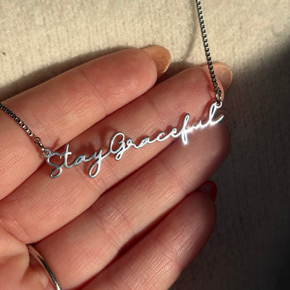 The 'Stay Graceful' Necklace // Pre-Order
