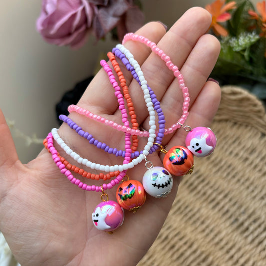 Halloween Beaded Necklace