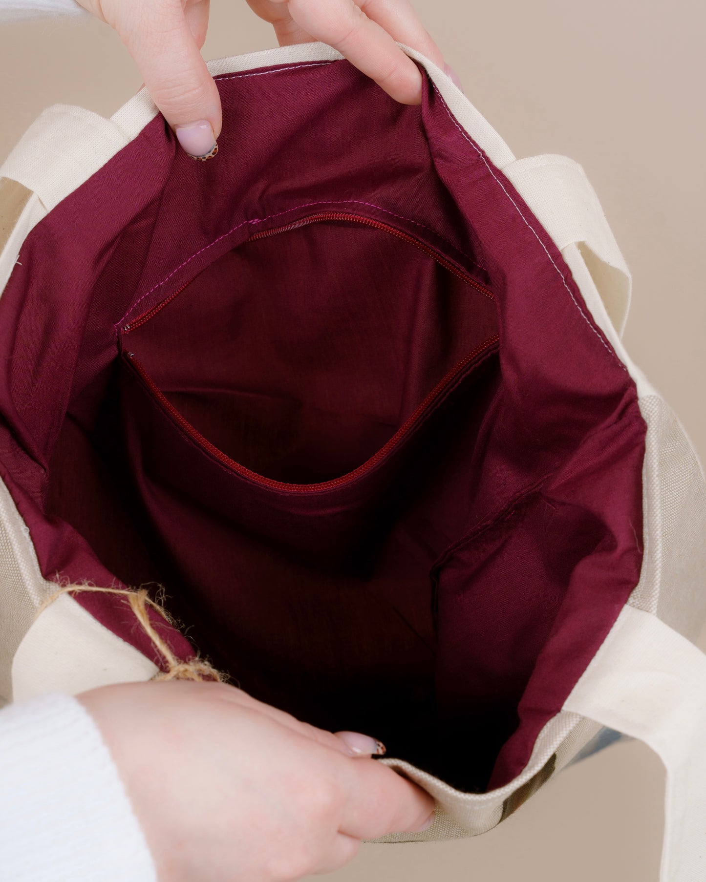 Frenchie Tote Bag // canvas tote