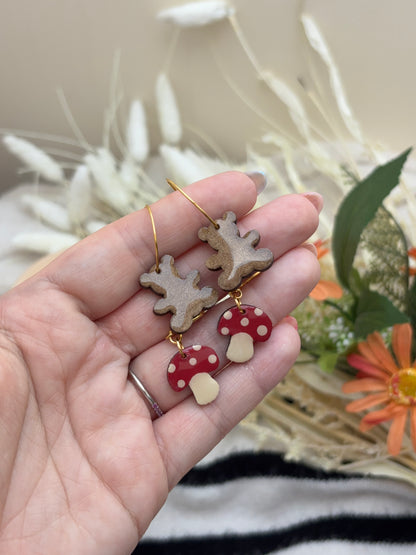 Tiny Toadstools // Earrings
