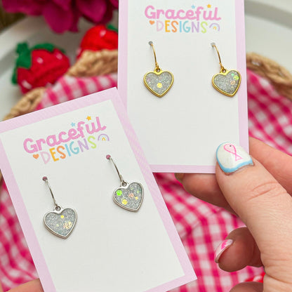 Love Club Hearts Resin Earrings