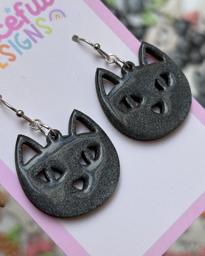 Midnight Cats // Earrings