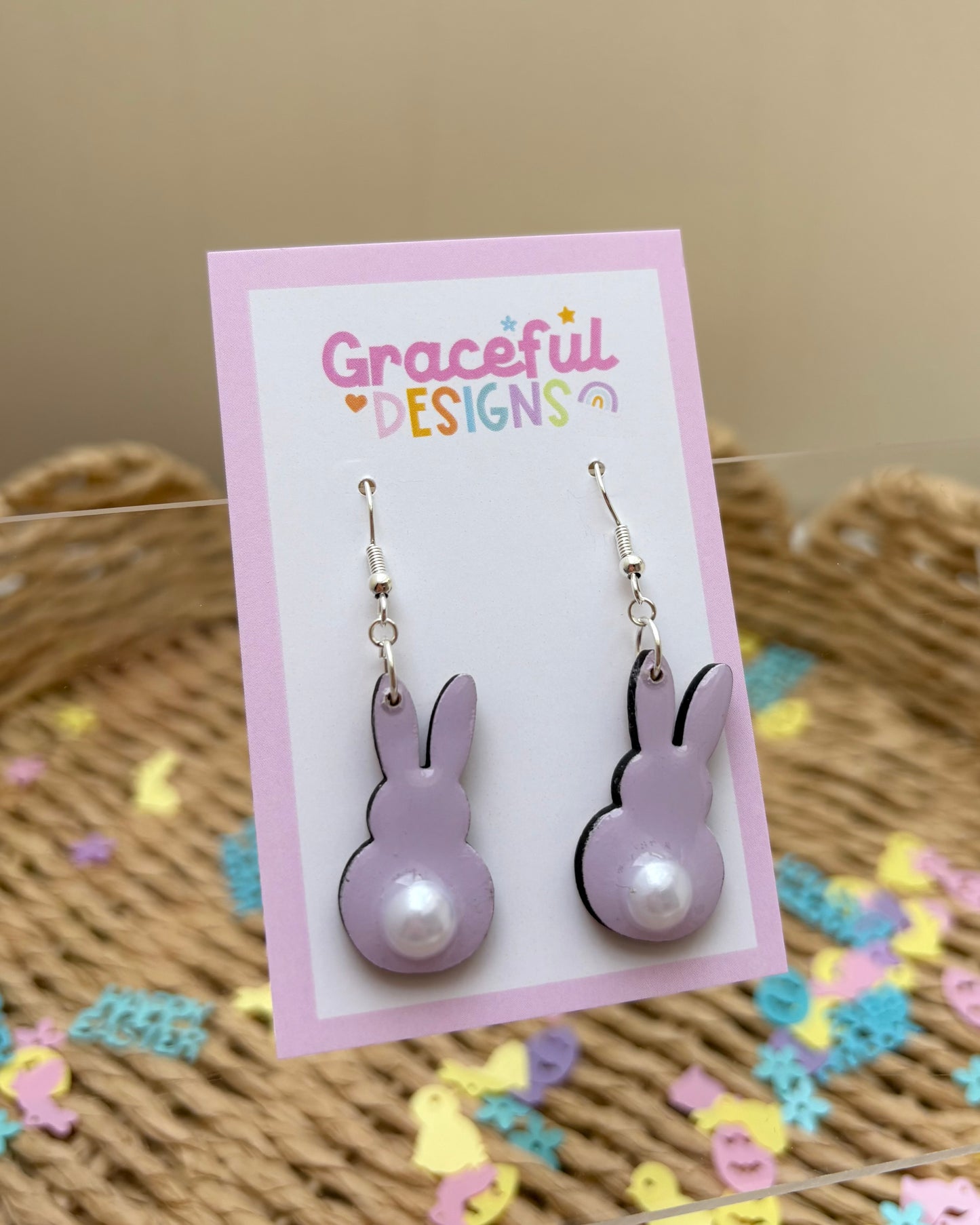 The 'Pearl' Bunny 🐰 Earrings