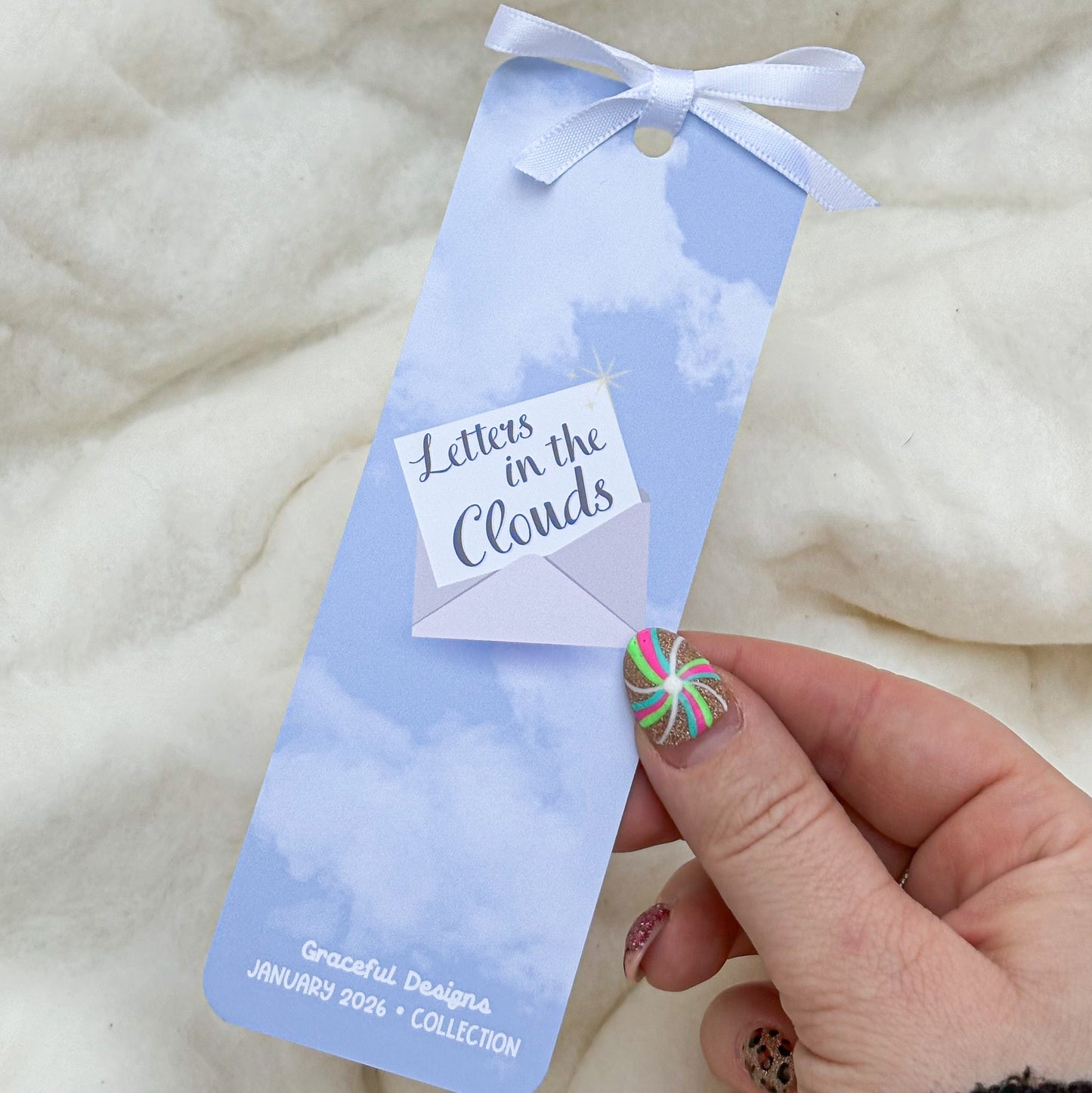 Letters in the Clouds - January Collector Bookmark