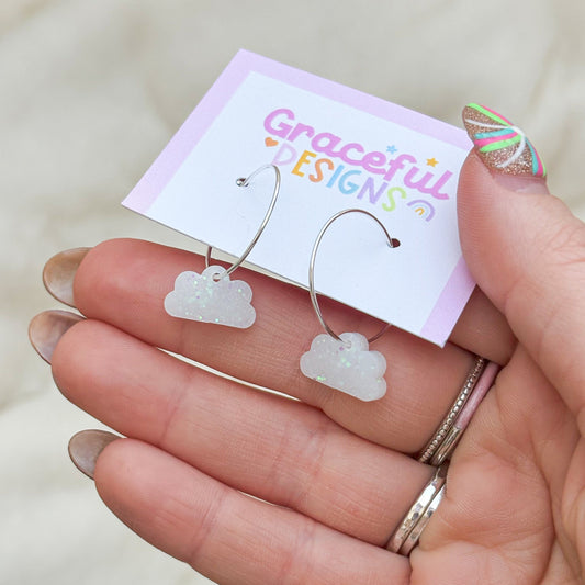 Head in the Clouds Hoop Earrings