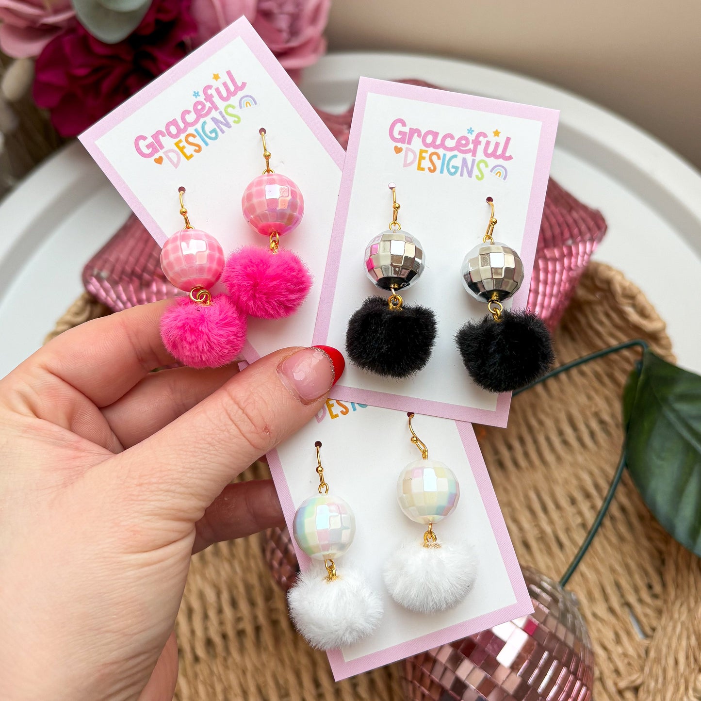 Disco Floofs Earrings