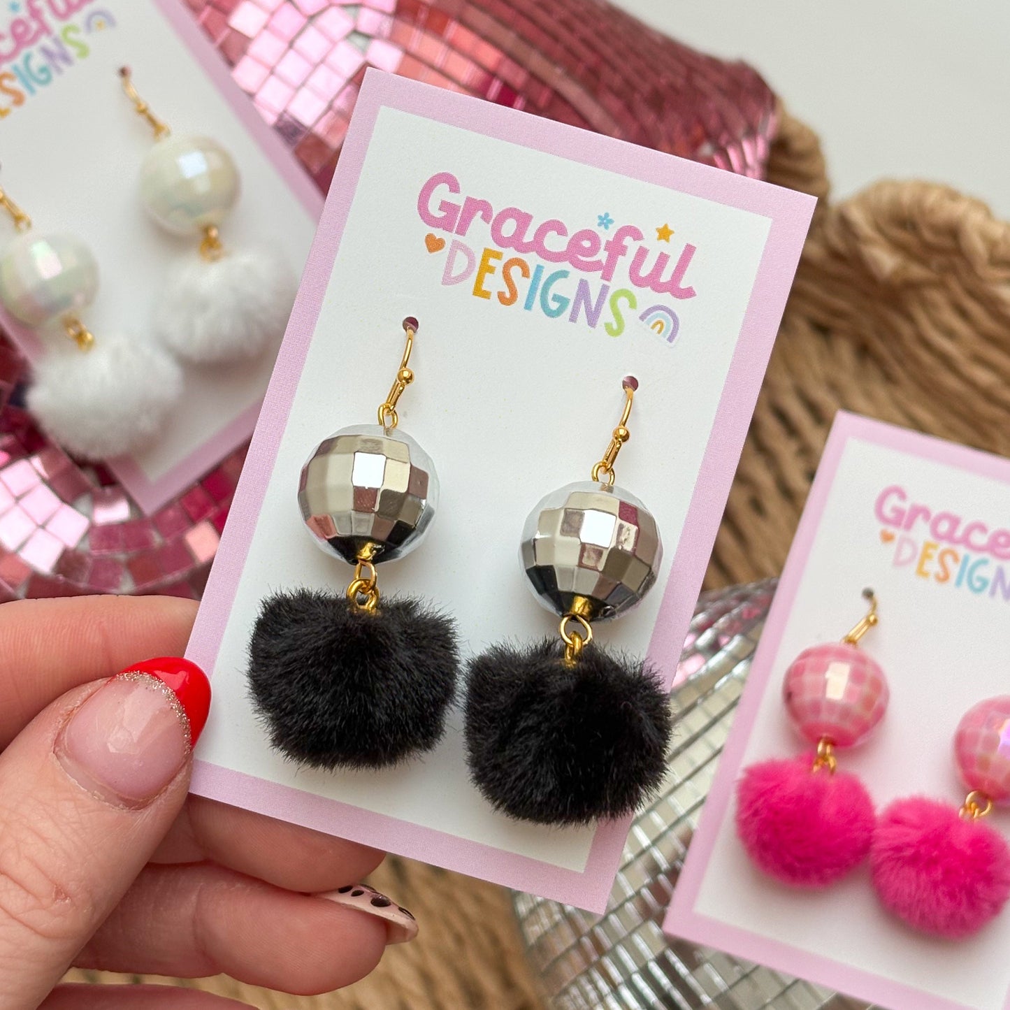 Disco Floofs Earrings