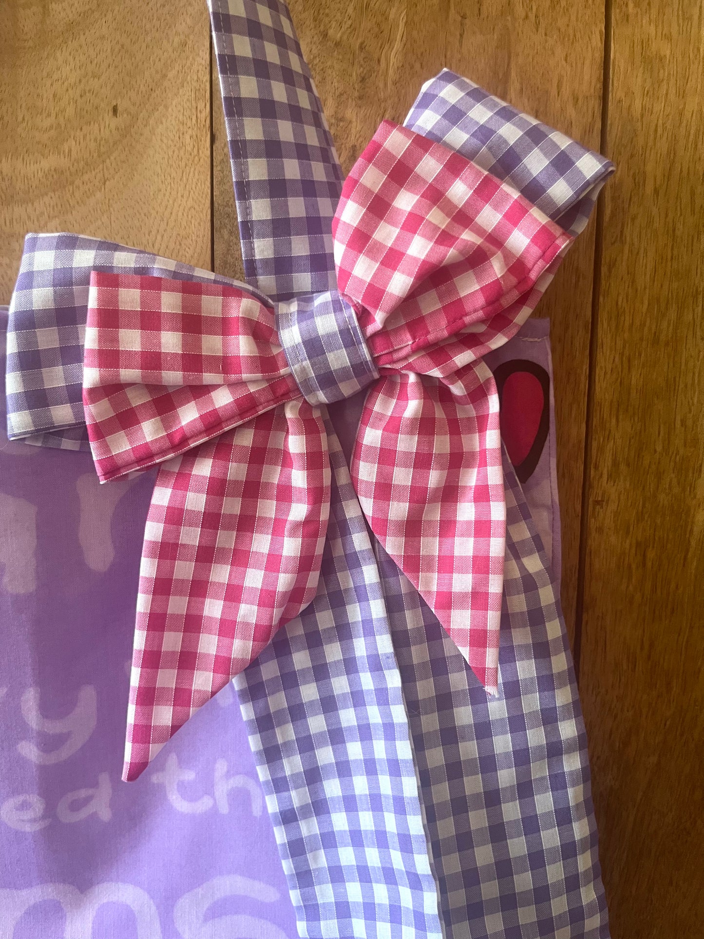 Groovy Chic Tote Bag (with bow & keyring)