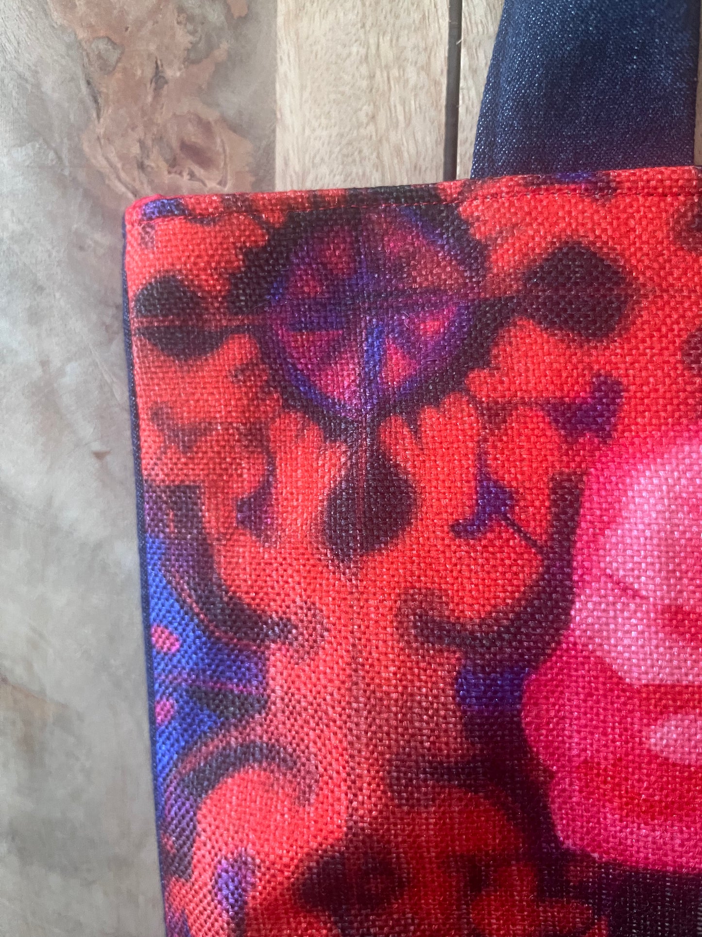 Flower Frida Canvas Tote Bag