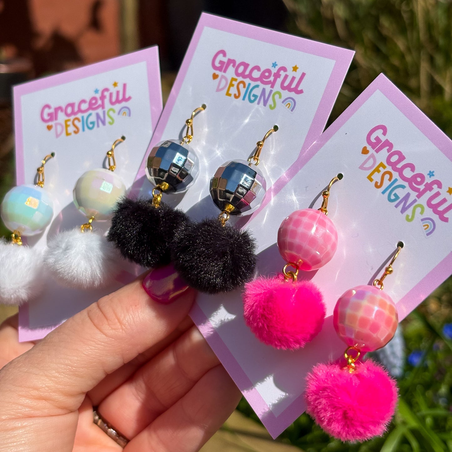 Disco Floofs Earrings