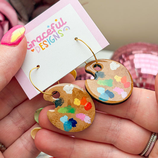 Paint By Numbers Earrings