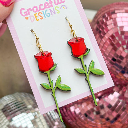 Coming Up Roses Earrings