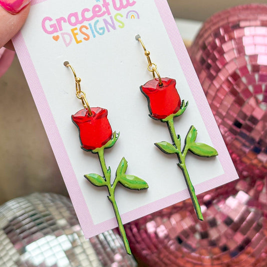 Coming Up Roses Earrings