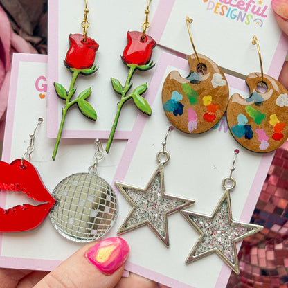 Coming Up Roses Earrings