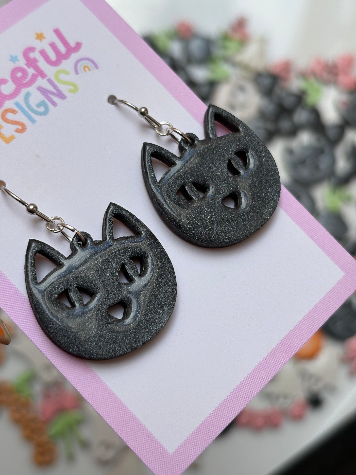 Midnight Cats // Earrings