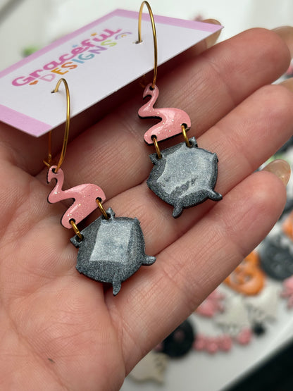 Bubble & Brew Cauldron // Earrings