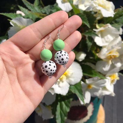 The ‘Lulu’ Earrings - Green