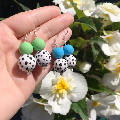 The ‘Lulu’ Earrings - Green