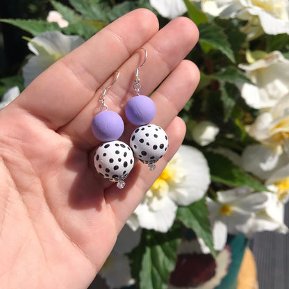 The ‘Lulu’ Earrings - Lilac