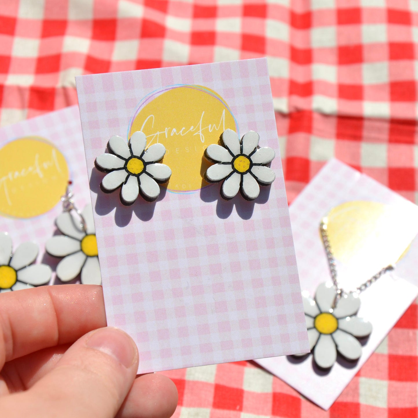 Daisy & Strawberry Studs