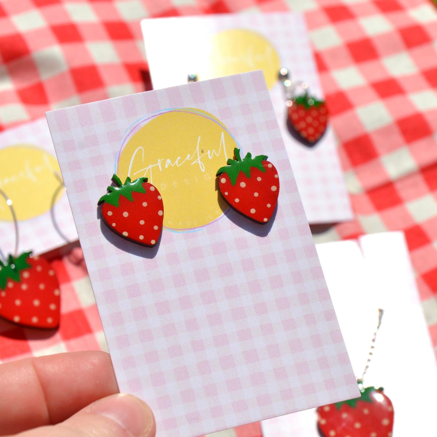 Daisy & Strawberry Studs