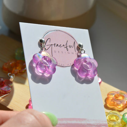 Jelly Flower Studs