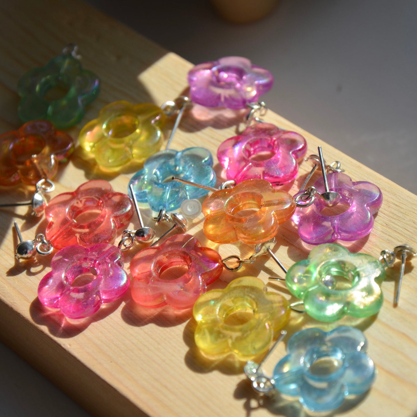 Jelly Flower Studs